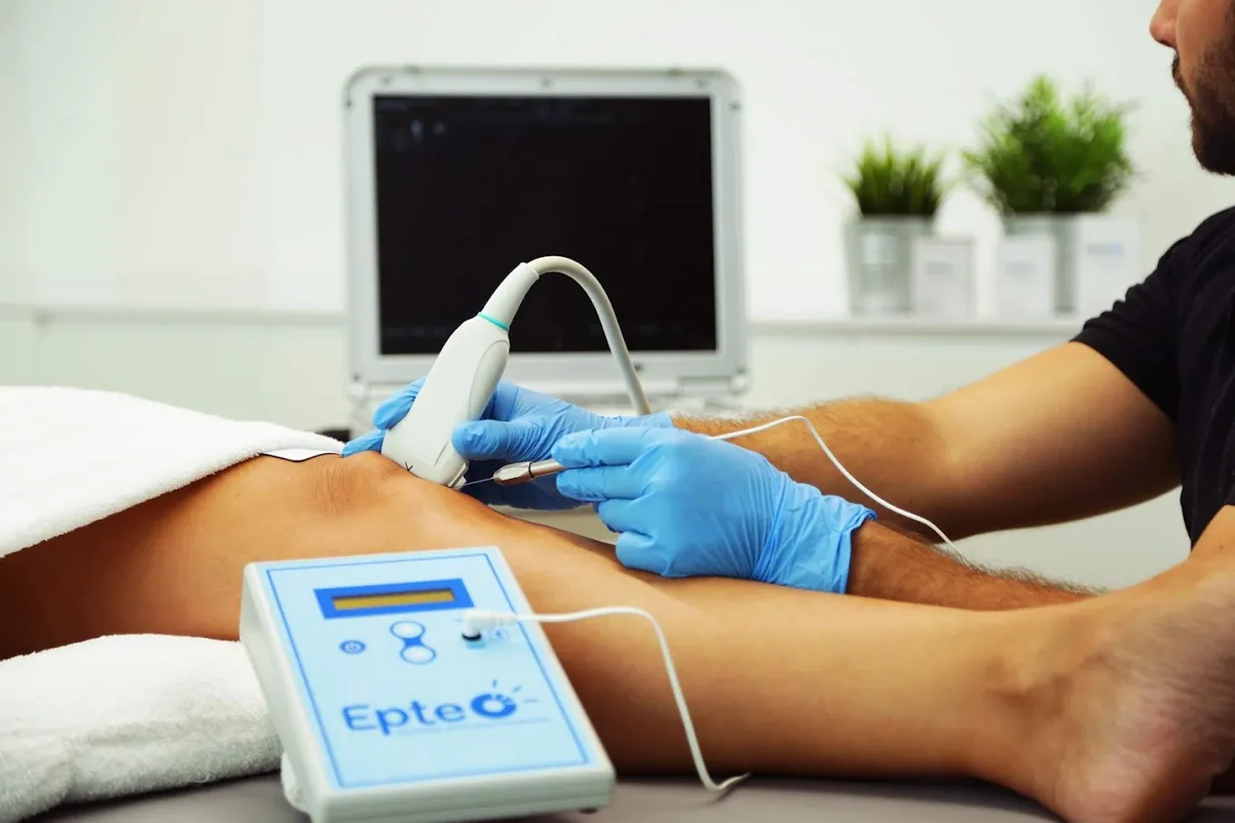 Ecografía musculoesquelética en una clínica de fisioterapia de Torrejón de Ardoz